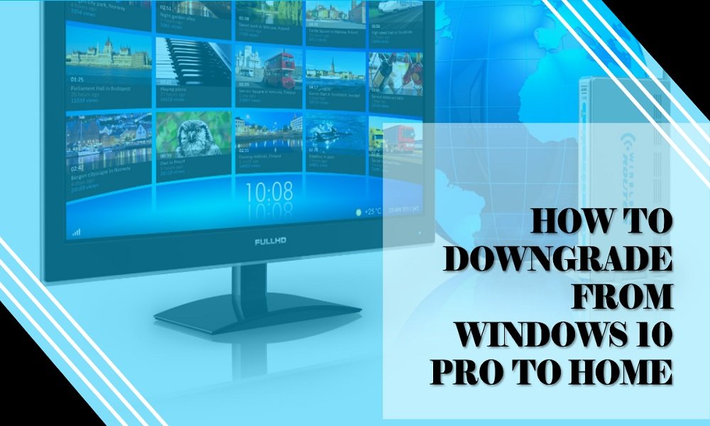 how to go from windows 10 pro to home